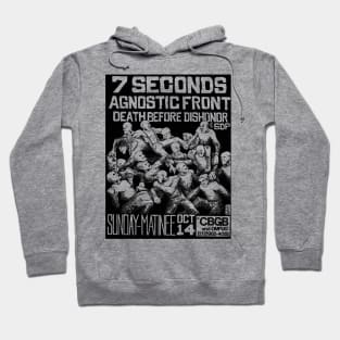 7 Seconds / Agnostic Front / Death Before Dishonor Hoodie